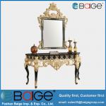 French Style Wood Console Table with Mirror S-1808B OEM/ODM S-1808B