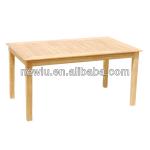 fsc teak wood garden table NLT-0901