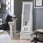 Full length mirrored door jewelry armoire JTFA018