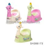 Funny plastic baby w c squatting pan squat toilet SH386173