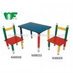 Furniture kids table and chairs set NI88033+NI88009(2)