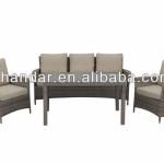 furniture outdoor sofa set with rattan weaving CH-S6