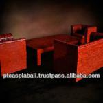 furniture sofa luxury by red coral handmade mosaic inlay CB-furniture sofa red coral