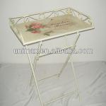 FWS9839 home decoration metal tray table FWS9839 metal tray table