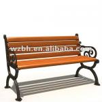 Garden Cast Iron Bench With Handrail and Backrest BH19503 BH19503