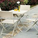 Garden Furniture Folding Wicker Table Chair Set D0601005