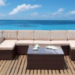 Garden furniture-Waterpoof fabric on cushion GW0021SET