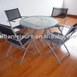 garden glass furniture set MS7002