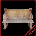 Garden Marble Outdoor Bench With Lazyback YL-S025