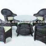 GARDEN RATTAN DINING SET/OUTDOOR RATTAN DINING SET/ PATIO WICKER DINING SET