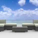 Garden used synthetic rattan outdoor furniture AN924