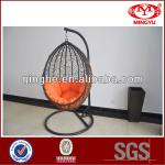 Gardern hanging glass chair with cushion&amp; hanging chairs for bedrooms QHH-2045