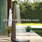 GH-SHOWER-05,Resin Wicker Outdoor Shower,Poly Rattan Garden Shower,Swimming Pool Shower,Garden Accessories GH-SHOWER-05