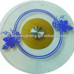 Glass circular Blue Pattern Lazy Susan YC-X919 YC-X919