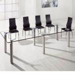 glass conference chair and desk BL-801