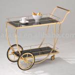 Glass Tea Serving Cart 4083