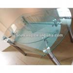 glass top extendable square restaurant table Z-1008A