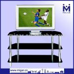 Glass TV Stand With Steel Tubes MGR-9709 MGR-9709