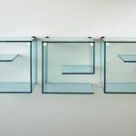 GLASS WALL SHELVES CD SHELVES GW-01