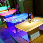 glowing tabel for bar/led table furniture HJ335C