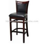 Good Design Wood Cheap Used Bar Stools With PVC Seat And Back T279B