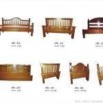 Good Teak solid wood bed from Thailand B275-281