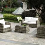 Grey Color Stackable Rattan Outdoor Garden Furniture BZ-SF066