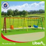 GS Steel Children Swing Sets For Supermarket LE-QQ010 LE-QQ010