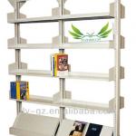 Guangzhou Flyfashion ST-25 school library furniture,hot sale steel frame double side library bookshelf ST-25