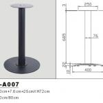 Guarantee quality dining coffee wrought cast iron table base table leg HS-A007 HS-A007