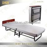 H-001 Twin-size Rollaway Bed,Hotel Folding Extra Bed,Extra Bed H-001