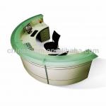 half round melamine reception desk HM-R-7