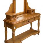 Hamilton Reclaimed Pine Dressing Table with Mirror. HB15007