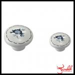 Hand painted kitchen wholesale ceramic cabinet knobs 21-7915