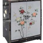 hand painted lacquer night stand A172