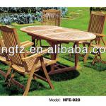 Hand shaped wood chair cheap teak wooden tables and chairs for rent HFE-020