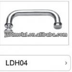 handle and knob of glass and wood doorLDK04/best seller in European union LDK02