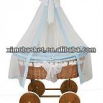 Handmade Bassinet Wicker Baby Bed wk-11058