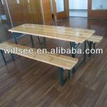 HE-206,Wooden Folding Beer Table Set/Beer Table and Bench/Wood Garden/Patio/Outdoor Table set HE-206