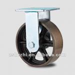 Heavy Duty Fixed Type Double Ball Bearing Cast Iron Caster KHX1-H11 KHX1-H11