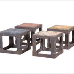 Heavy rectangular stool 234