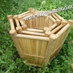 HEXAGONAL FLOWER STAND MADE FROM NATURAL BAMBOO GD-033