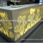 Hi Macs made light reception desk for salon and bar RCD-023 RCD-023