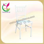 High class white aluminum tiffany chair with cushion YC-A22 YC-A22