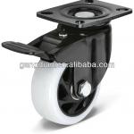 High duty Flat Plate Swivel with Total Brake PP Caster 03S15B3075.38PPB