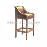 High End Wooden Bar Chair Wooden Bar Stool With Armrest(EMT-C76) EMT-C76