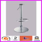 High qualioty metal lifting stainless steel bar stool for bar furniture round swivel iron high bar stool for sales with brushed FT-BY005 Stainless steel stool