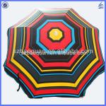 high quality advertising stripe fabric beach umbrella BQ-UP02