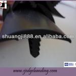 high quality black color u/h/t PVC/ ABS t profiles for decoration sj-prifl5