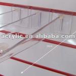 High Quality Clear Acrylic Shopfitting Slatwall shelf Brackets JL